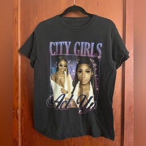 City Girls Black Graphic Tee - Short Sleeve